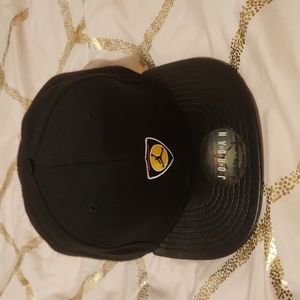 JORDAN YOUTH SNAPBACK HAT WITH FAUX LEATHER BILL